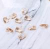 Clip per Orecchini a Clip Oro Argento Convertitore per Orecchie Non Forate Gioielleria