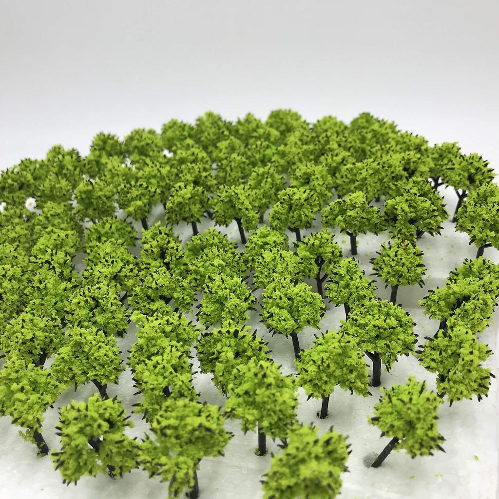 DauStage Forest for N Gauge and Architectural Available In 50 or 100 Colors Light 100 Trees, 3cm, Dioramas, Railways, Models, (14, Green, Pieces)