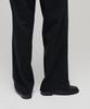 MUSINSA STANDARD WOMAN Women'S Wool Flannel Wide Slacks [Charcoal Gray]