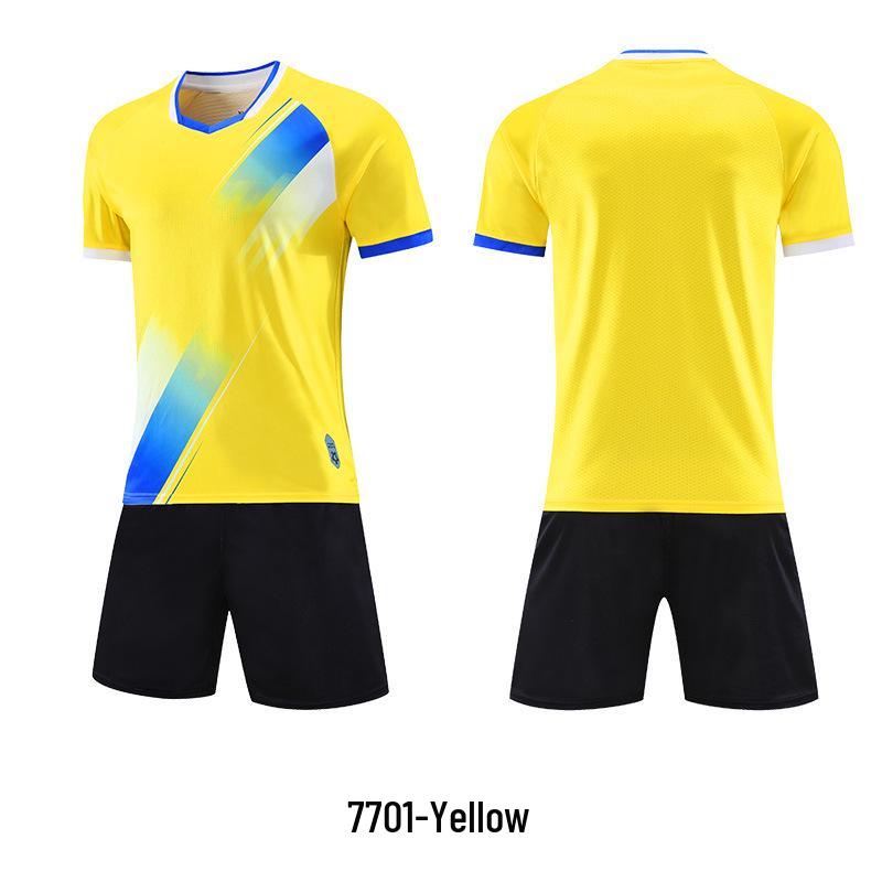 

Quick-Dry Breathable Football Training Suit Set for Men, Women, and Children - Custom Team Sports Uniforms 140cm
