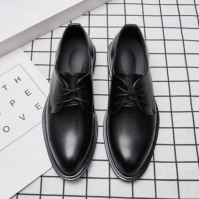 FashionMen's Shoes Business Dress Shoes For Men Casual Split Leather Oxfords Fashion Male Comfortable Oxford Shoes Vintage Man Footwear