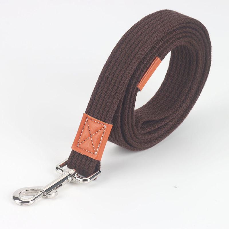 

Утолщенный брезентовый поводок для средних и крупных собак: Идеально для золотистых ретриверов и лабрадоров 2cm x 2m темно-коричневого