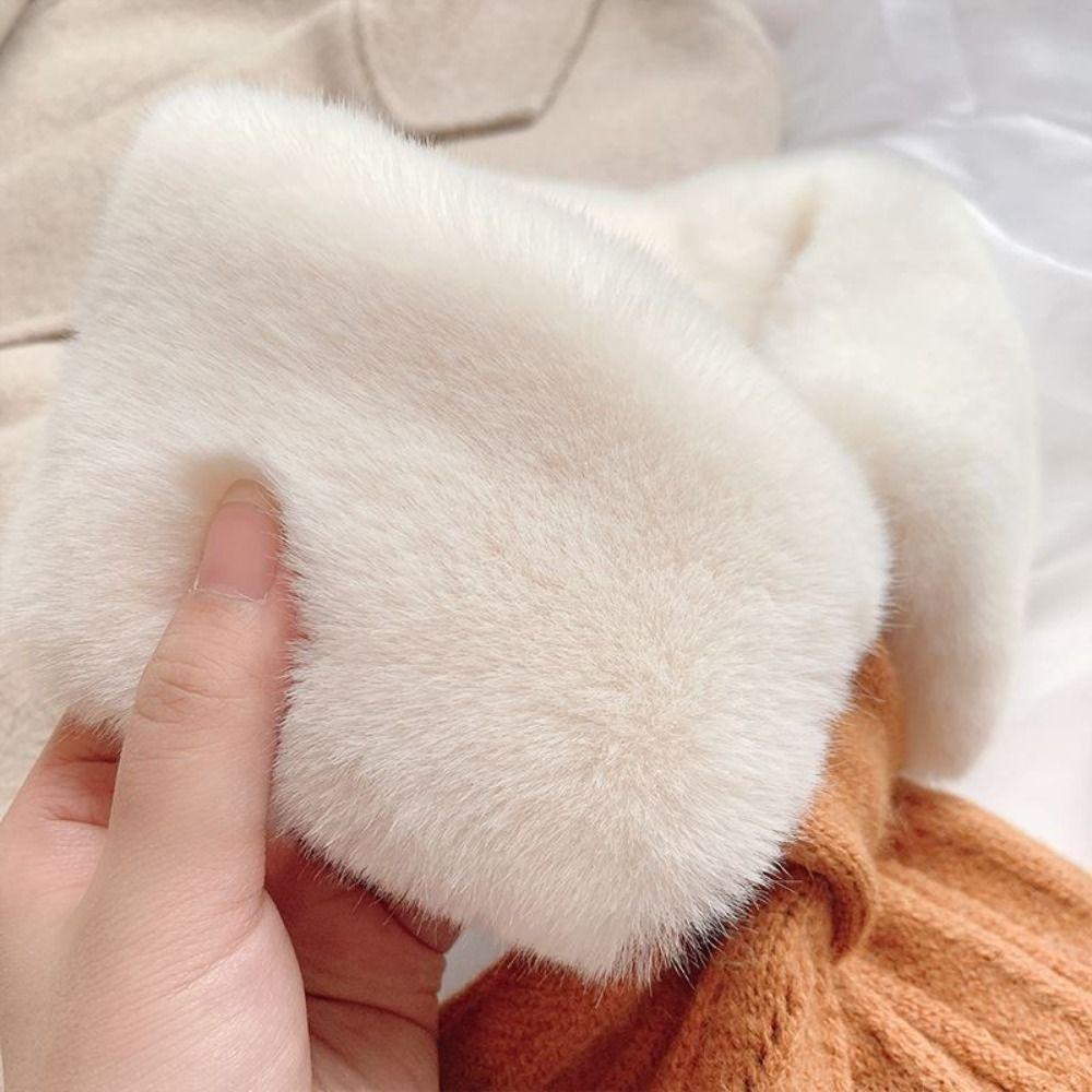 Knitted Scarf Plush Scarf Cashmere Shawl Warm Knitted Scarf Thicken Winter Cashmere Scarves  Women