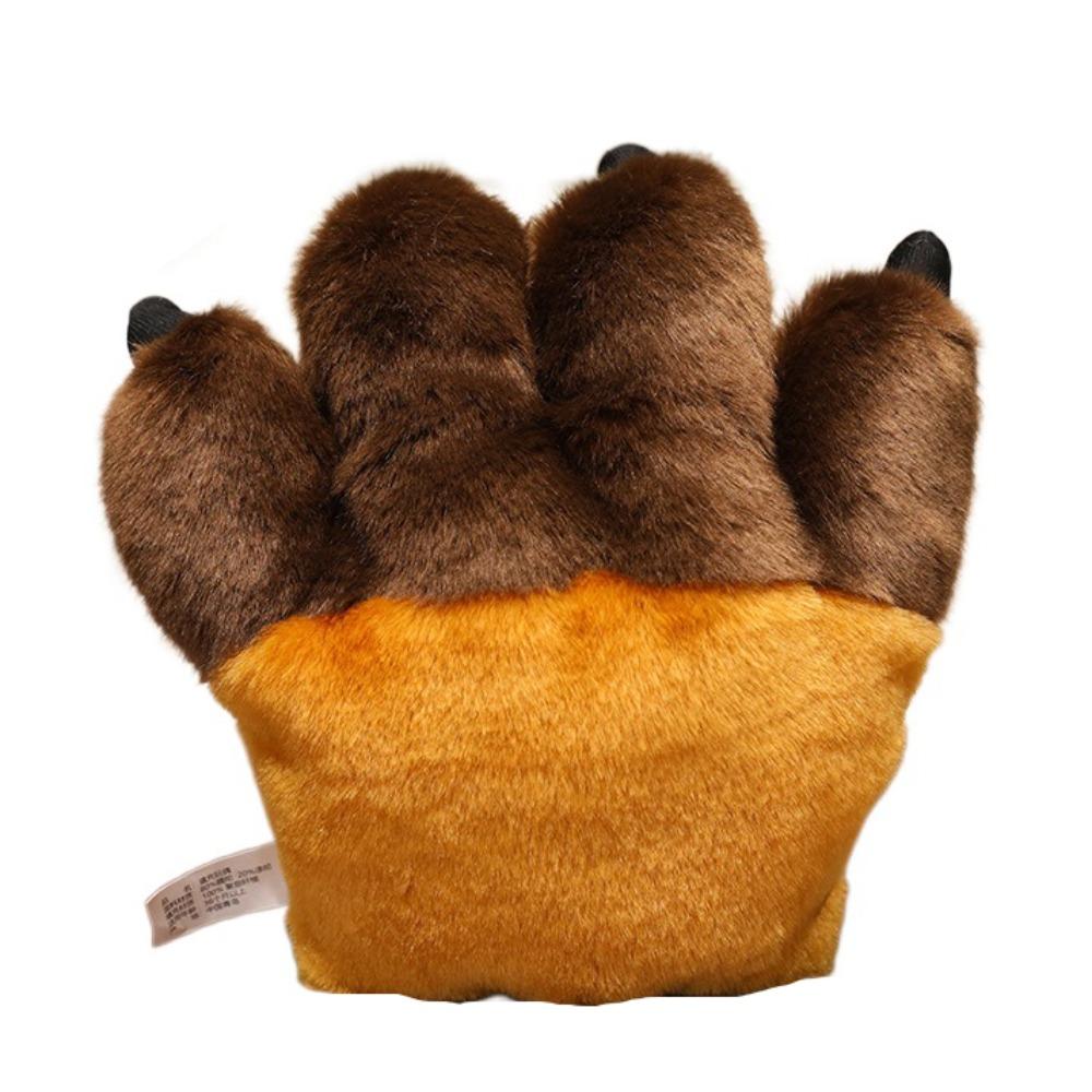 Stuffed Toys Faux Tiger Paw Gloves Furry Texture Bear Paw Plush Gloves  Anime Convention