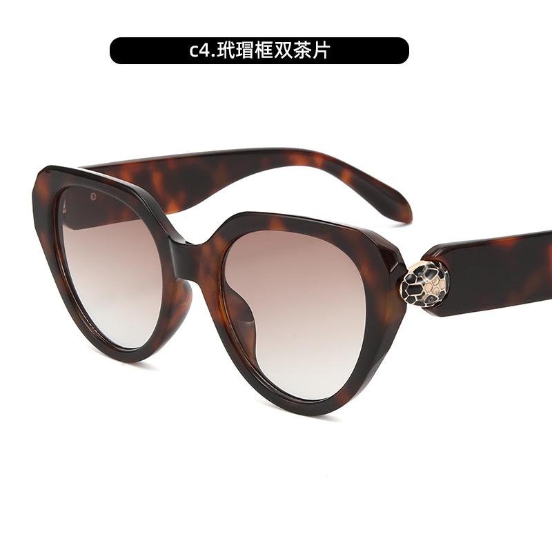Gm Sunglasses Retro Uv Resistant Sunglasses Sunglasses Sunscreen Large Frame Sunglasses Women