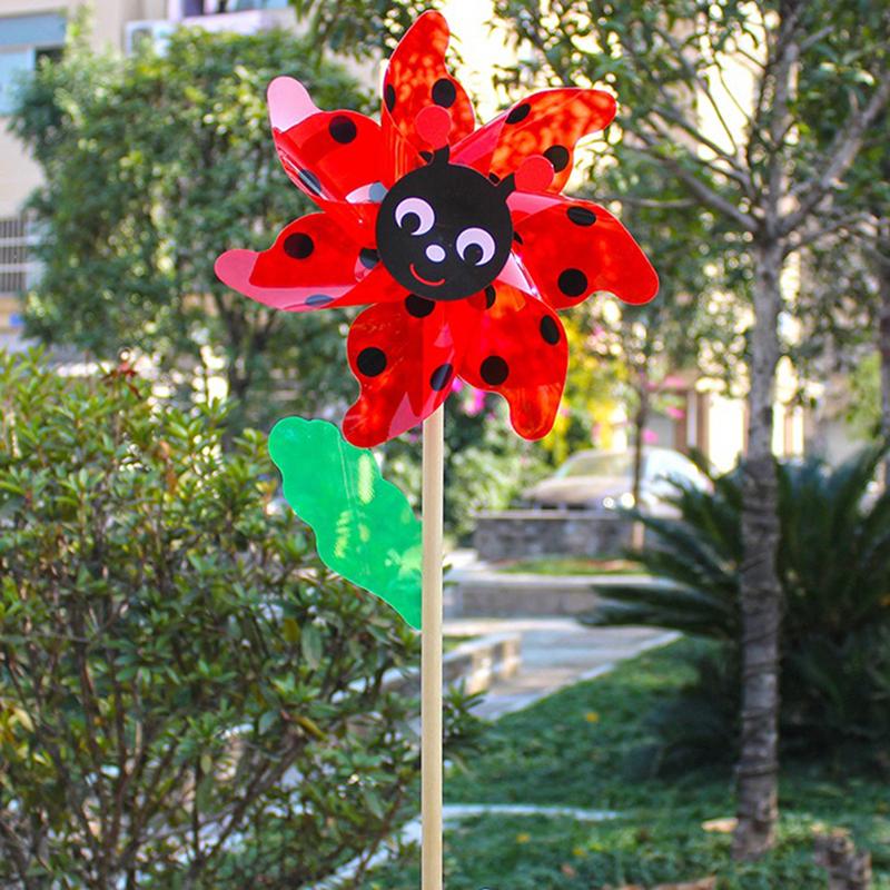 

Большой ветряк, красивые свадебные украшения для газона, детские ручные игрушки, декор для балкона, сада, патио, заднего двора, дропшиппинг красный