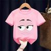 Summer Innovative Chocolate Bean Childrens Printed Tshirt Fun 100 Cotton Casual and Fashionable