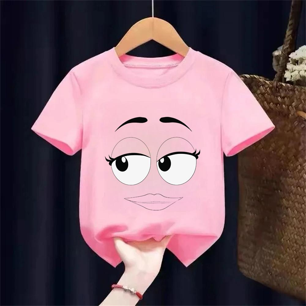 Summer Innovative Chocolate Bean Childrens Printed Tshirt Fun 100 Cotton Casual and Fashionable