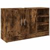 VidaXL Sink Cabinet Smoked Oak 90x29x55 Cm Engineered Wood, Bathroom Cabinet, Storage Cabinet Room 848126