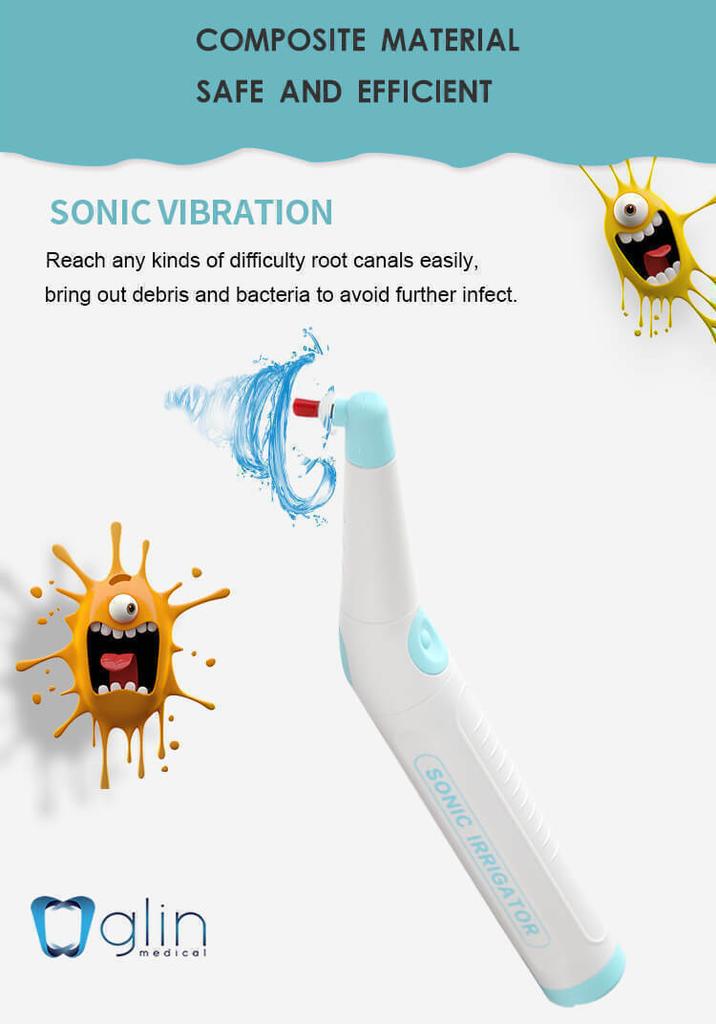 GLIN Sonic Endo Irrigator (30 Tips Free) Dental Ultrasonic Endo Activator