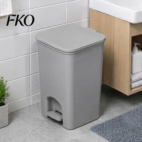 Kitchen Trash Can Slim Can, with Pedal Step Design, Touchless Odor Proof Wastebasket, Bathroom Garbage Bin Narrow Waste Basket, for Toilet Office