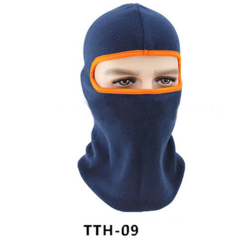Winter Warm Hood Men's Windproof and Cold-proof Motorcycle Fleece Mask Ski Face Mask Outdoor Cycling Equipment