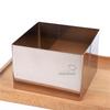 6 8 10 12 tum 10 cm höjd stor fyrkantig 304 rostfritt stål mousse tårtring form ostkaka form verktyg DIY bageri prylar