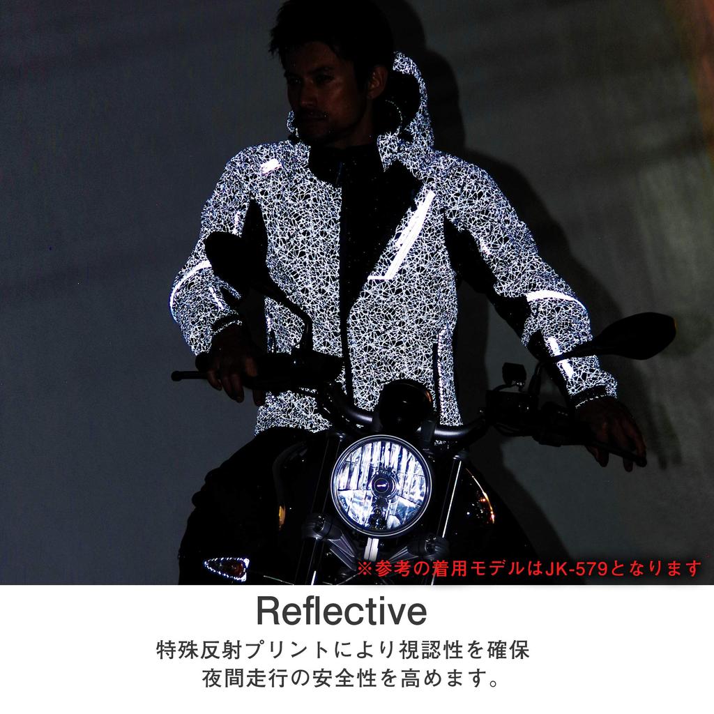 Siatkowa kurtka ochronna na motocykl Ten 1096 na jesień i zimę, materiał siatkowy HR, standard CE, poziom 2, czarny L [KOMINE] JK-114 Wiosna, Lato, 07-114