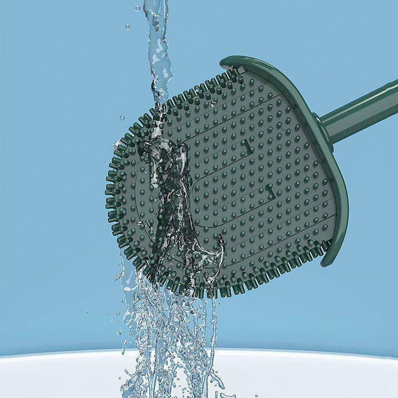 Toilet Cleaning Brush Without Punching, Wall Mounted Toilet Brush with No Dead Corners, New High-end Household Toilet Cleaning Brush Tool
