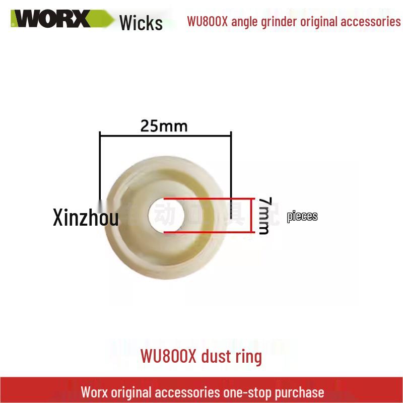 Wickes Angle Grinder Accessory Set: WU800X Head Shell, Carbon Brush, Gear Rotor, Stator, Switch Housing, Spindle.