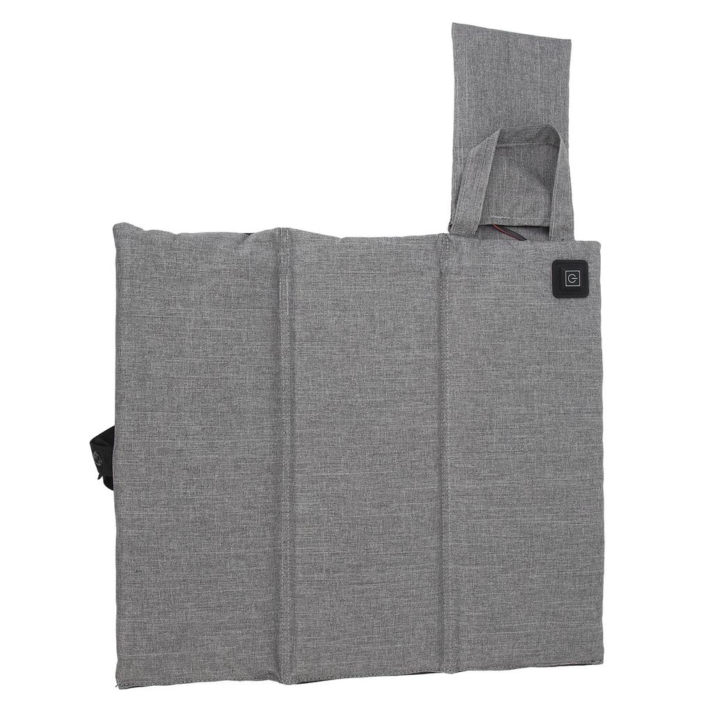 Foldable Heated Seat Cushion 3 Fold USB Heating Adjustable Temperature Heated Folding Chair Cushion Pad for Camping Hiking