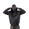 STREETRICH Herren und Damen Sturmhaube Y2K Gothic Harajuku Winter Neuheit Sweatshirt mit doppelter Kapuze Maske mit Reißverschluss Sportbekleidung