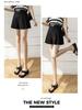 Women's 2024 Summer High-Waist Pleated Skort with Wide-Leg Design: Korean Style & Versatile Casual Look