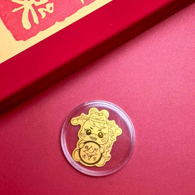 Year of the Horse 999 Gold Phone Sticker - New Year Blessings & Prosperity Gift