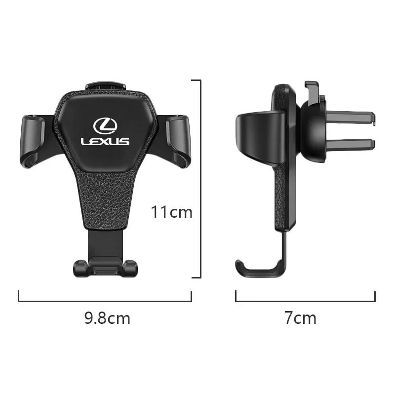 Auto Zwaartekracht Auto Telefoonhouder Luchtuitlaat GPS Stand Accessoires Lexus RX330 IS250 Ct200h ES300h RX350 IS300h NX300h RX400h ES350 UX