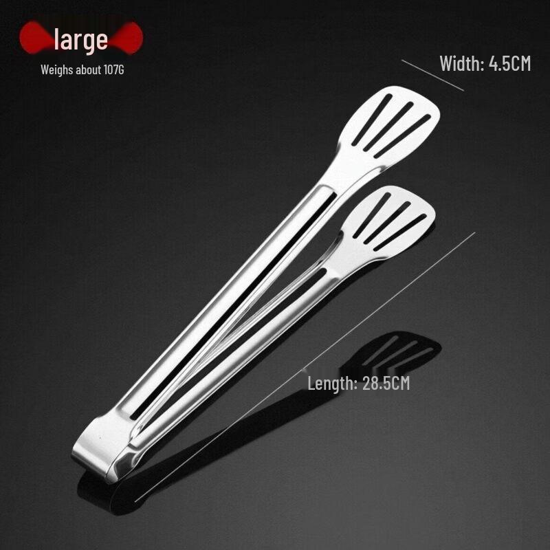 304 Stainless Steel Anti-Scald Kitchen Tongs