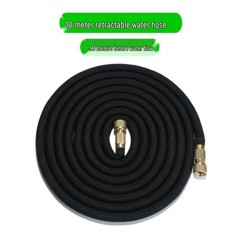 

High-Pressure Anti-Freezing Retractable Water Hose with Soft Magic Hose and Car Wash Gun for Flower Watering
