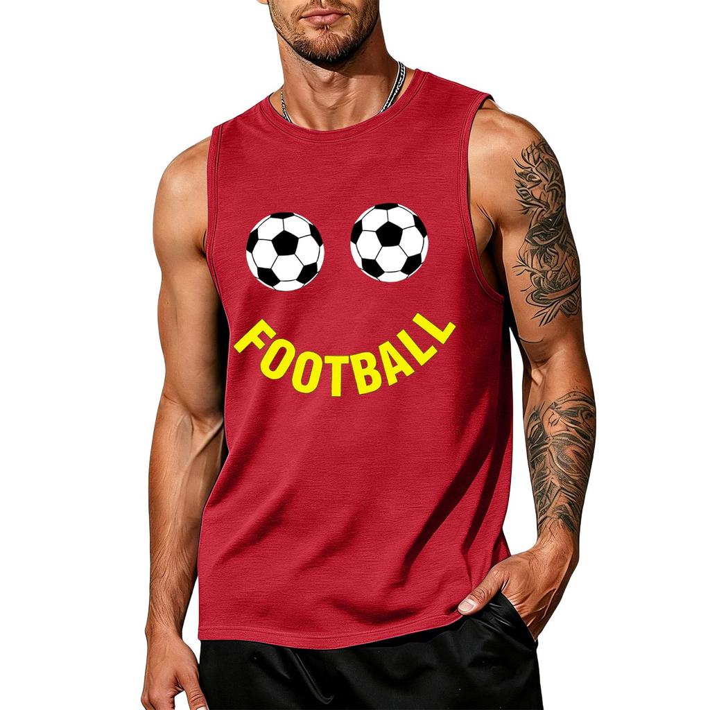 Men's Soccer Fan Sleeveless Tank Top for Day