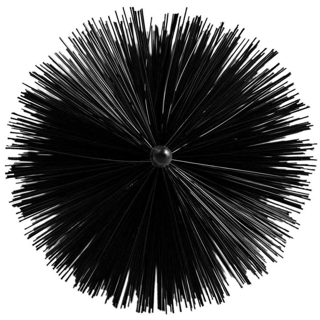 Gutter Guard Brush With 30 FT Length Bristle, 4.33\"(Dia) Gutter Brush Leaf Guard Fit for 5 Inches Gutter, Galvanized Steel Wire Gutter Brush, No