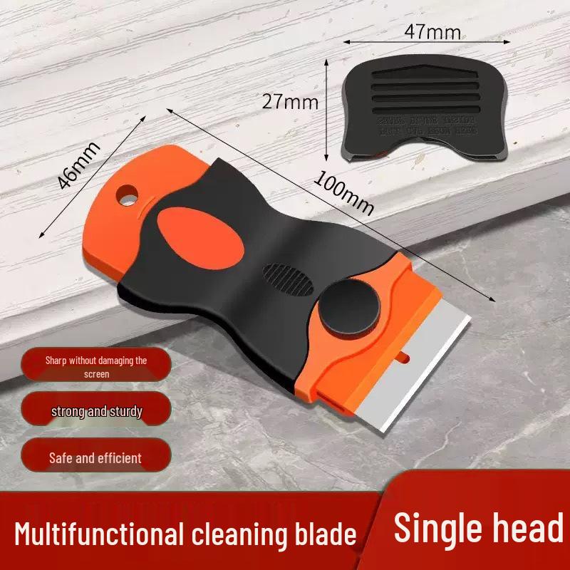 Versatile Scraper Tool: Plastic & Metal Blade for Glue, Stain Removal, Screen Protector Application & Mobile Repair
