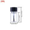 2/5PCS 5mlBrush Bottle Dispensing Bottle Essential Oil Foundation Concealer Lip Gloss Perfume Nail Polish Dispensing Bottle Trav