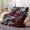AC Milan Print FlAannel Blanket, High quality Comfortable for All Seasons, Home Decor, Warmth and Comfort