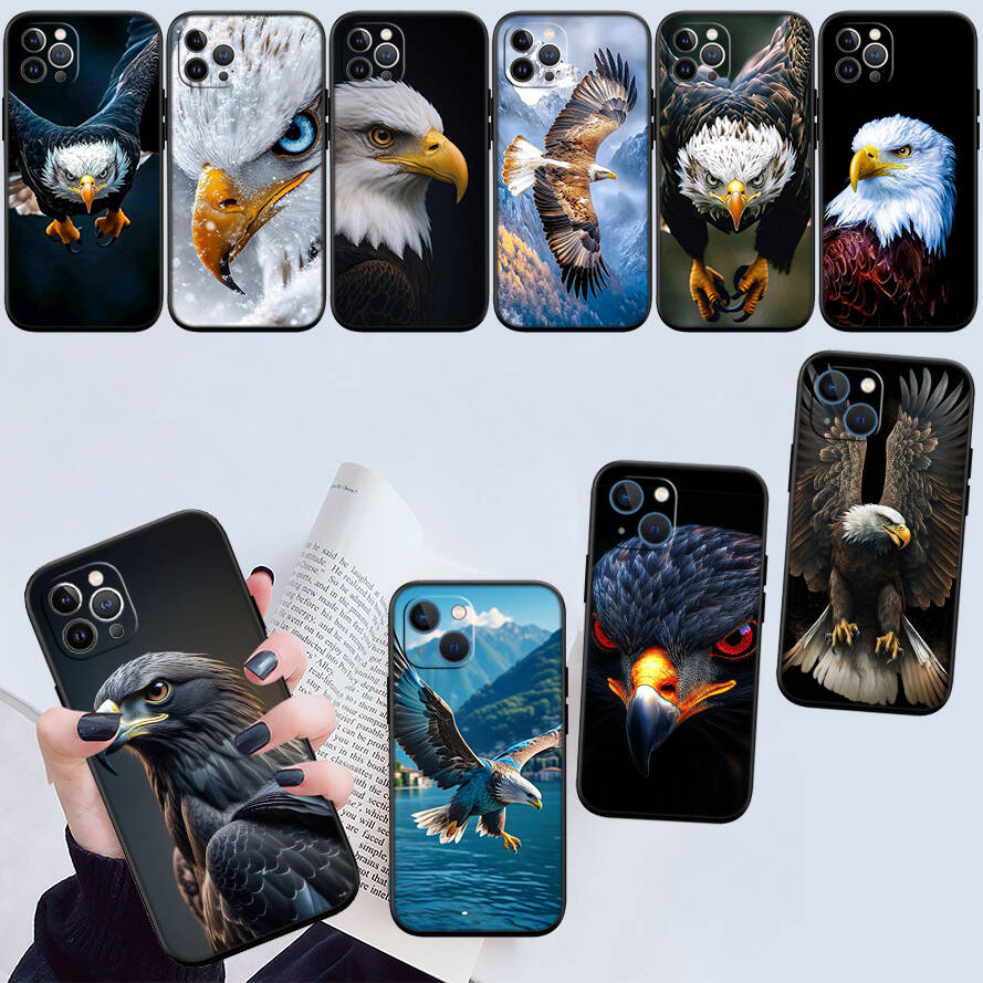 Hawk Eagle Phone Case for Samsung S20 S21 S21S S22 S23 S24 FE Ultra Plus Lite F06 F16 M06 M16 M56 A07 A17 A36 A37 A55 A57