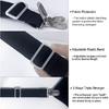 Bed Sheet Holders Straps Fasteners - 4 Pcs 3 Ways Sheet Fasteners Fitted Sheet Corner Grippers Holder Elastic Adjustable Sheet Clip Hooks Suspenders