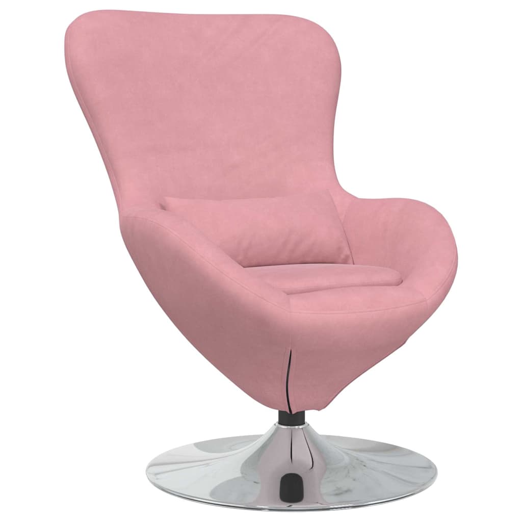 Egg Chair Pink Velvet