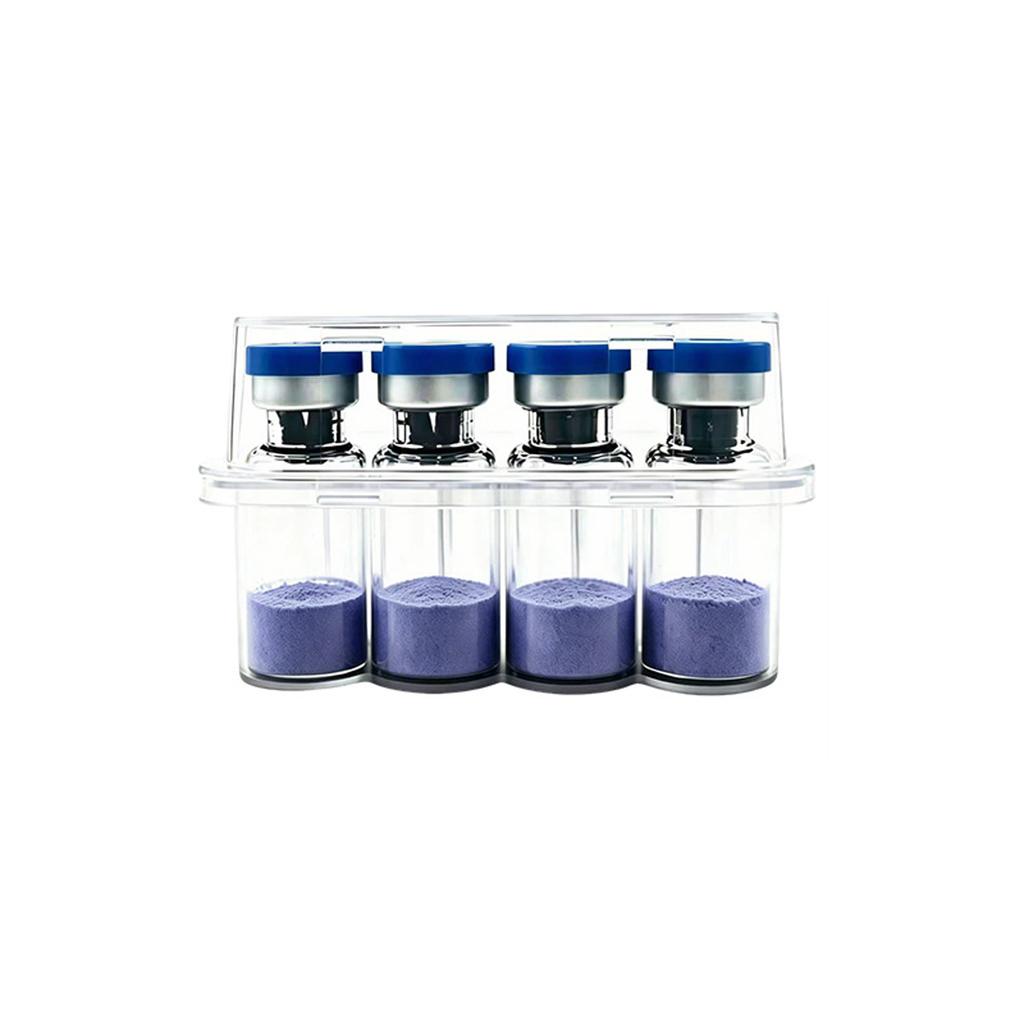 Copper Peptide Serum Powder, GHK-Cu Lyophilized Powder for Face Skin Care, 4 Vials x 3ml, Beauty Skincare Ingredient for Daily Routine