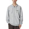 Adidas Solid Color Hooded Zip-Up Casual Long Sleeve Sweatshirt Men Sweatshirt Gray JF3323