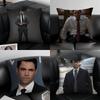 N-Nick Amaro Pillow Law & Order Character Cushion Cover Pillow Case Anti-Dustmite Invisible Zipper Silky Plush Cushion