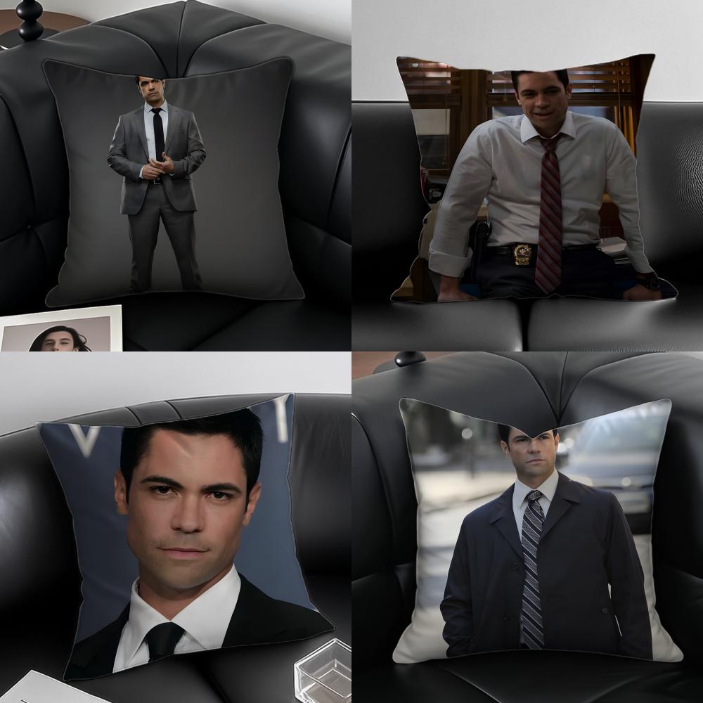 N-Nick Amaro Pillow Law & Order Character Cushion Cover Pillow Case Anti-Dustmite Invisible Zipper Silky Plush Cushion