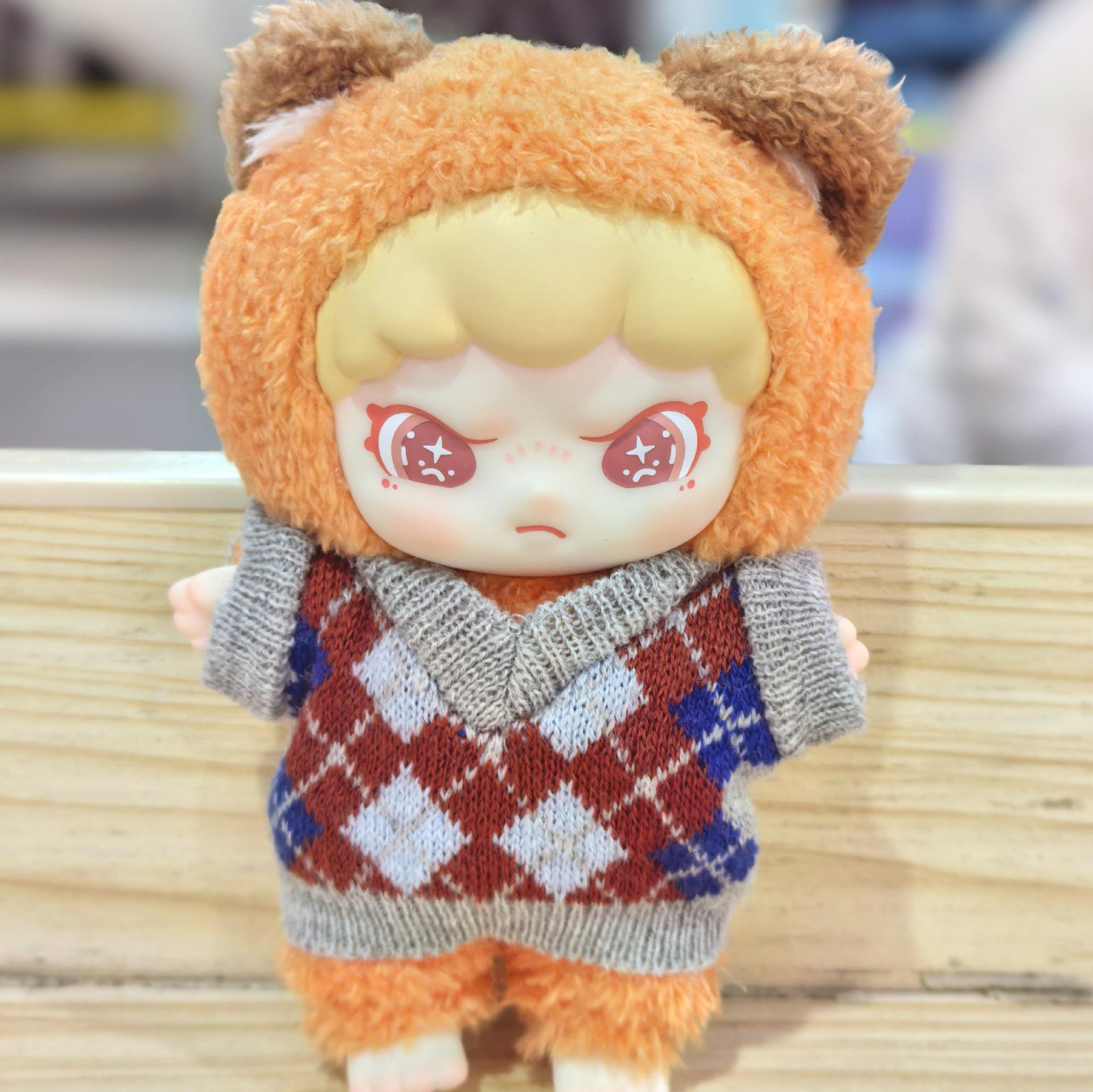 

{Только детская одежда} Чистая шерсть ручной работы 17 см кулон шерстяная юбка шерстяные брюки кукла-сюрприз детская одежда 17CM pure handmade cloth pendant clothing