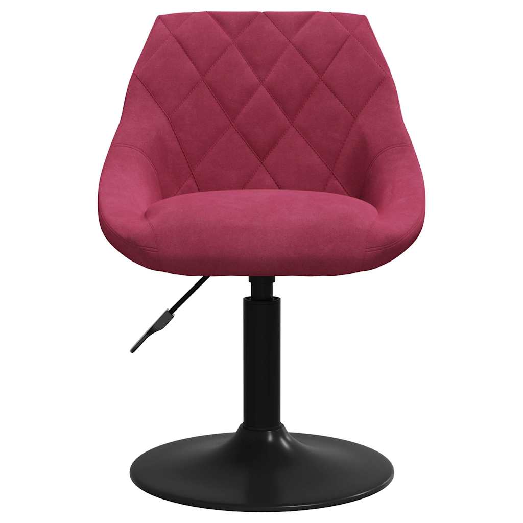 Bar Stool Wine Red Velvet