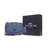 Coach Pillow Madison 24 Quilted Turnlock Chain Crossbody Bag Women Bags Washed-Denim C8560-V5D61