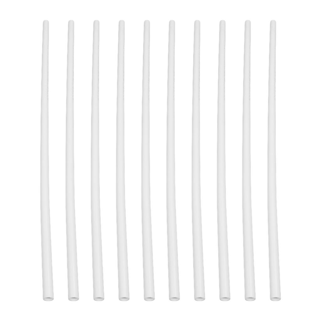 10 Pcs PVC Pipe 1m Length Pure White UV Proof Furniture Grade PVC Pipe for DIY Projects Home Garden Greenhouse