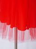 Kids Girls Christmas Costume Tulle Tutu Dress Candy Stripe Sleeveless Metallic Collar for Stage Performance Theme Party Holiday