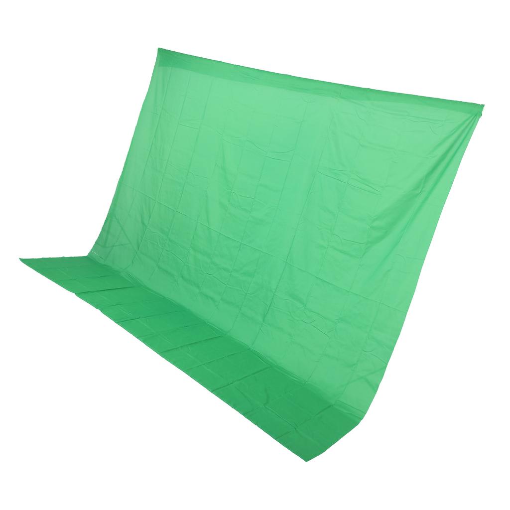 3x3m Grön Skärm Bakgrund Icke-Reflekterande Grön Skärm Bakgrundsduk för Video Fotografisk Studio Streaming