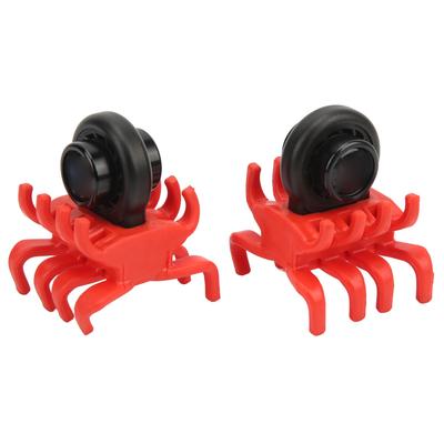 Harmonický tlumič nárazů na ramena luku, tlumič nárazů Crab, stabilizátor pro tréninkovou hruČervený