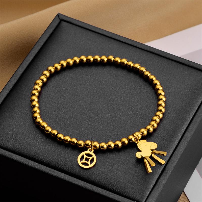 Koreanisches Dongdaemun Titanstahl Damenmode Armband - Edelstahl, High-End, Grenzüberschreitendes Design.