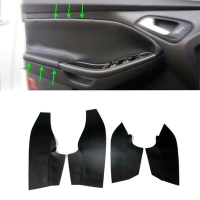 Soft Microfiber Leather Door Panel Cover For Ford Focus 2014 2015 2016 2017 2018 Car Interior Door Panel Armrest Cover Skin Trim