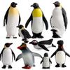 Modèle d'Animal Marin Réaliste en PVC Figurine de Manchot Empereur Antarctique Pour Collectionneurs Et Décoration