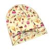 A Pattern of Ice Cream Classic Knit Hat for Adults Available In Versatile Tones Ideal for Subtle Styling During Cool Days or Relaxed Seasons